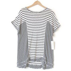 NWT Soft Surroundings Lakkari Striped Tunic Top PXL